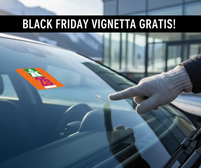 Black Friday GlassPartner: Quest'anno la Vignetta Autostradale te la regaliamo noi! 